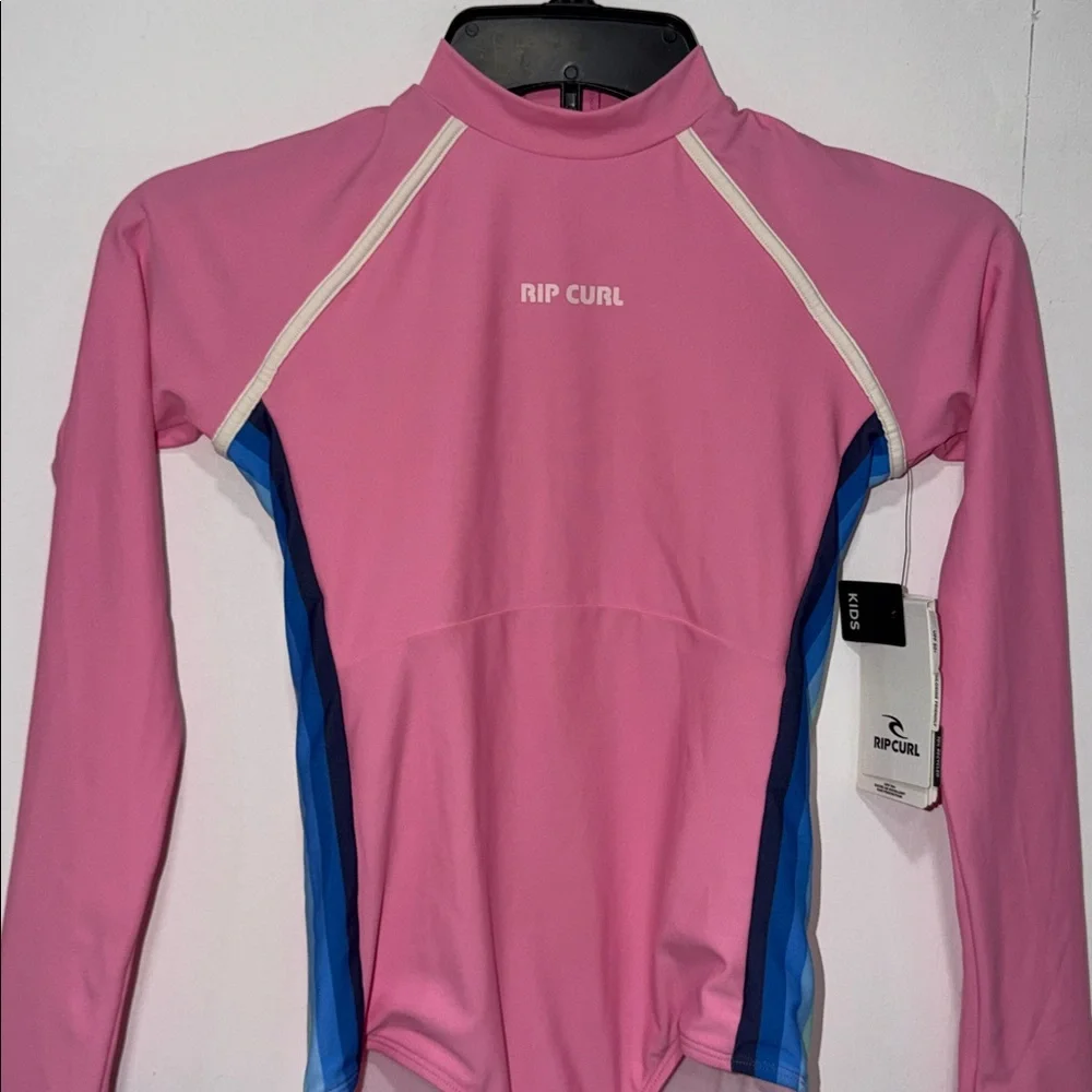 Rip Curl Kid Girls' Surf Revival Long Sleeve One Piece Surfsuit Size 12